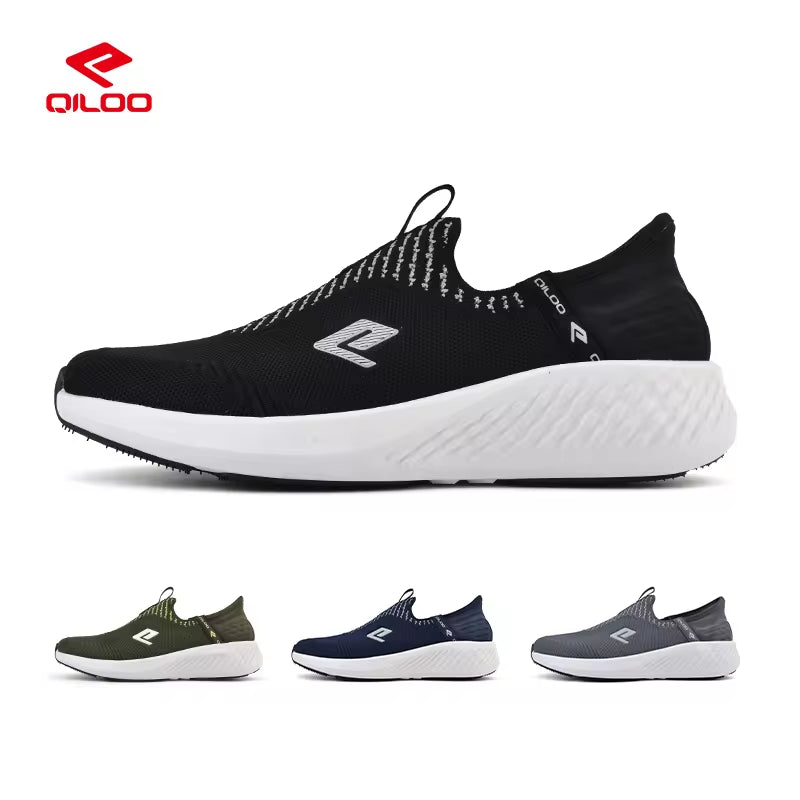 QILOO OEM Custom Slip in High Quality Sport Shoes Casual Shoes Sneakers Walking Shoes for Woman